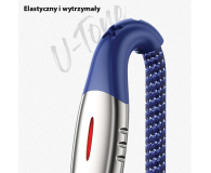 USAMS Kabel pleciony microUSB 1,2m Power-off 2A czarny - 1569061 - zdjęcie 8